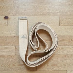 Alternative view of Pack 6 correas de yoga algodón orgánico – Doble hebilla metálica – Hechas en España – ZAFUZEN