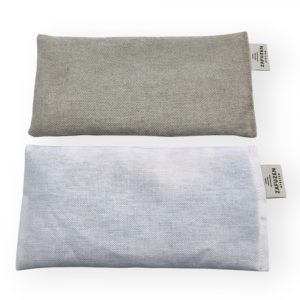 Pack 2 almohadas para ojos yoga Ligth – Algodón natural – Relleno arroz y lavanda – ZAFUZEN