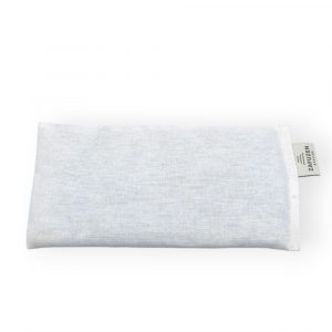 Almohada para ojos yoga Ivory – Algodón natural – Relleno arroz y lavanda – Hecha en España – ZAFUZEN