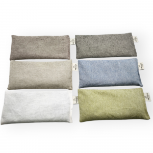 Alternative view of Pack 6 almohadas para ojos yoga – Algodón natural – Relleno arroz y lavanda – ZAFUZEN