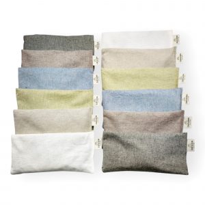 Pack 12 Almohadas para Ojos "Studio Set"  · Cojín para Ojos con Lavanda Natural y Arroz · Relajante para Yoga, Savasana y Meditación · Peso Equilibrado