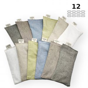 Alternative view of Pack 12 Almohadas para Ojos "Studio Set"  · Cojín para Ojos con Lavanda Natural y Arroz · Relajante para Yoga, Savasana y Meditación · Peso Equilibrado