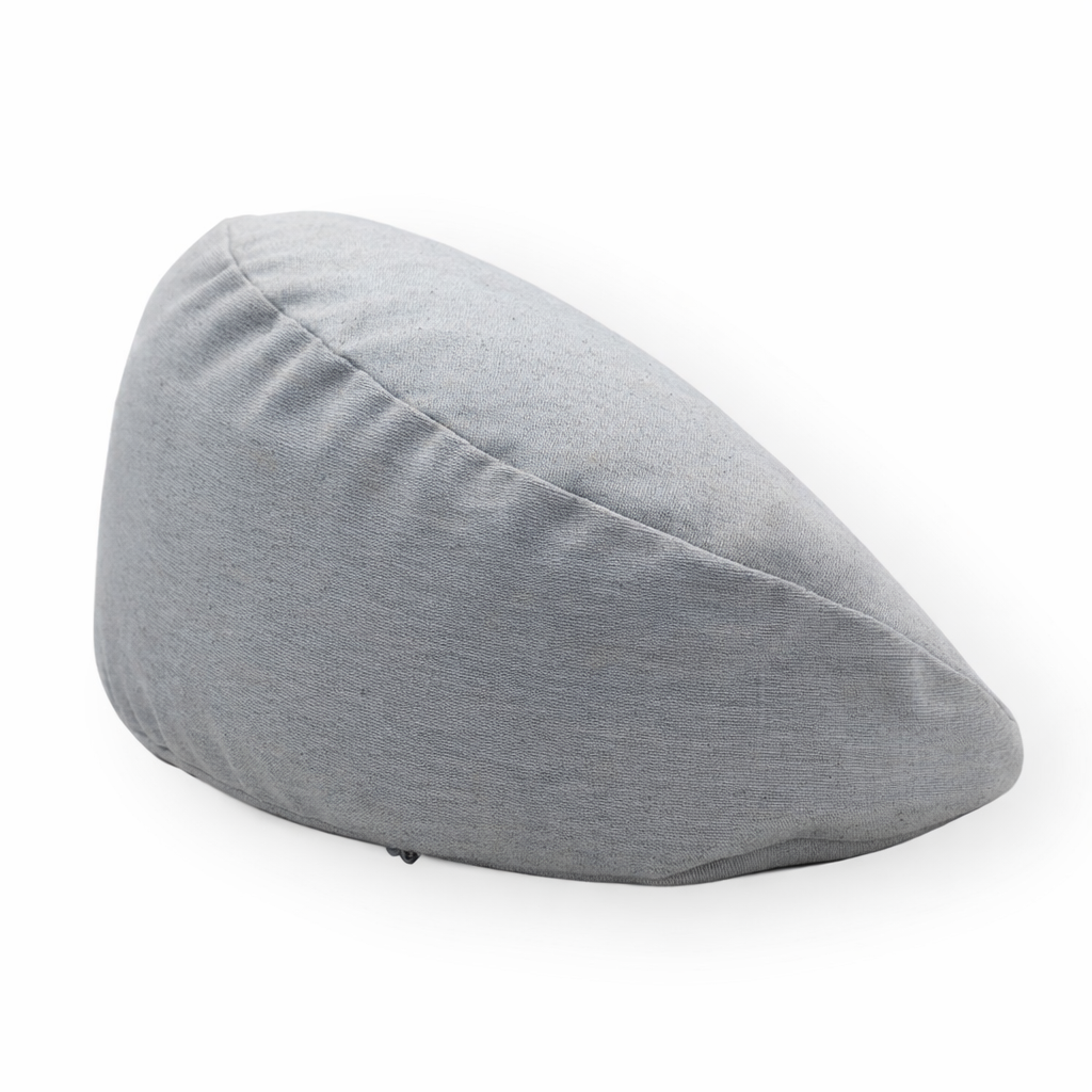 Zafú Media Luna · Cojín de Meditación Ergonómico · Zafu Yoga con Relleno de Cáscara de Trigo Sarraceno · Funda Lavable · Modelo: Sand · ZAFUZEN Atelier · 40×14 cm - Imagen 4