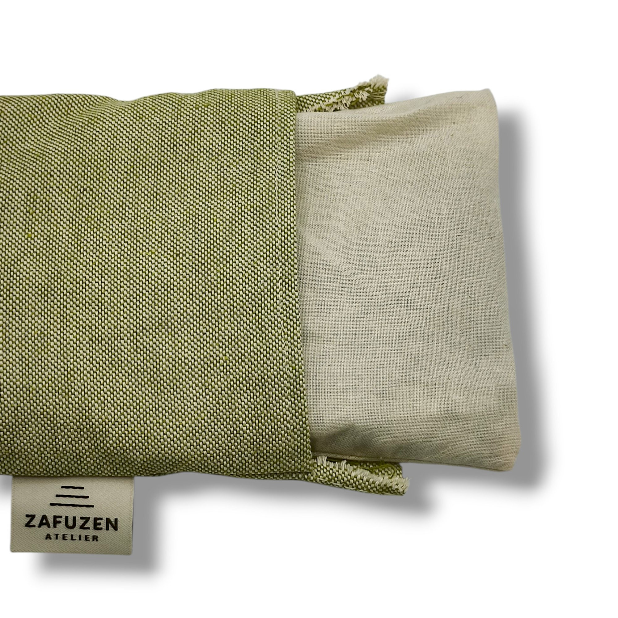 Almohadas para Ojos con Funda Lavable Pack 6 – Algodón Natural y Lavanda – Uso Profesional Yoga, Pilates, Spa y Fisioterapia – Color Sage – ZAFUZEN Atelier - Imagen 7