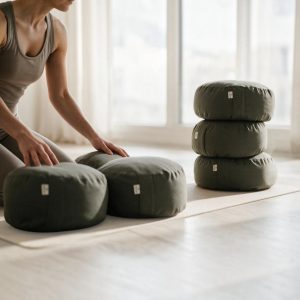Round Zafu Professional Set · Stone · 6 – ZAFUZEN Atelier Professional - Imagen 11