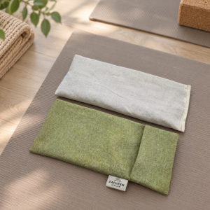 Eye Pillow Professional Set · Sage · Washable Cover · 6 – ZAFUZEN Atelier Professional - Imagen 3