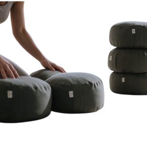 Round Zafu Professional Set · Stone · 6 – ZAFUZEN Atelier Professional