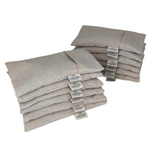 Alternative view of Eye Pillow Professional Set · Dune · Washable Cover · 12 – ZAFUZEN Atelier Professional