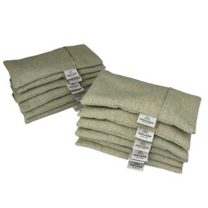 Alternative view of Eye Pillow Professional Set · Sage · Washable Cover · 12 – ZAFUZEN Atelier Professional